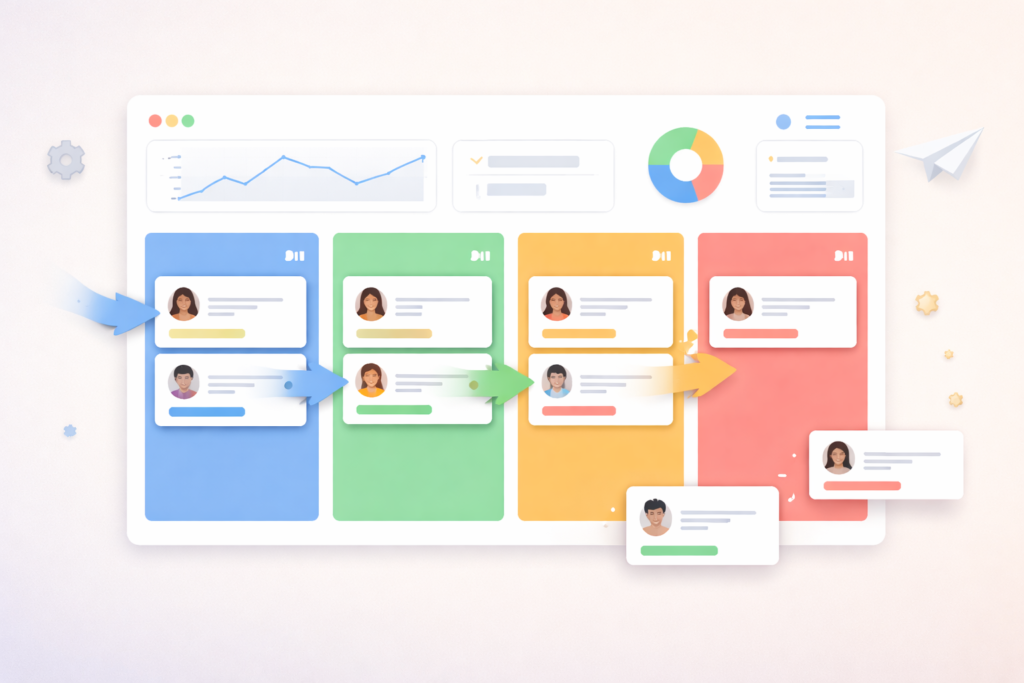 CRM pipeline example for freelancers