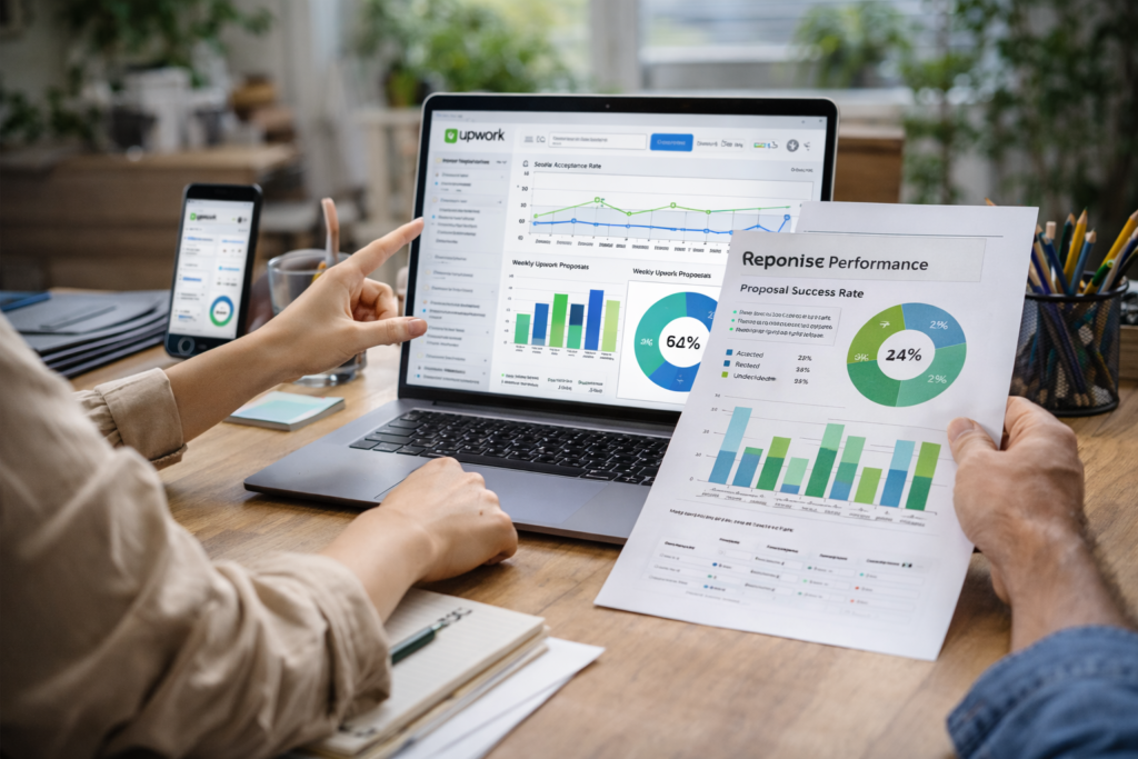 Tracking performance to refine how many proposals should you send on Upwork